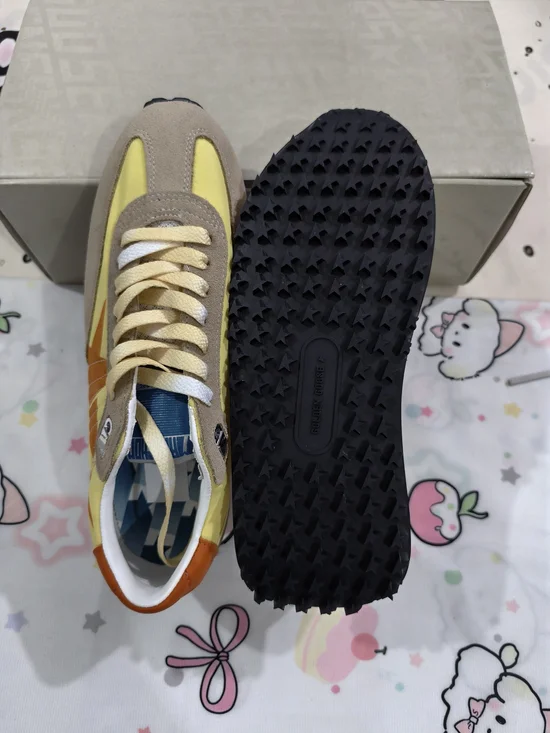 Golden Goose Orange Star Sneakers - Picture 7 of 8